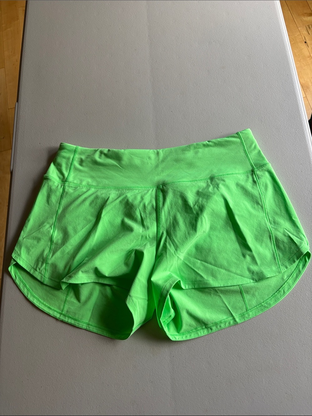 Lululemon shorts neon green